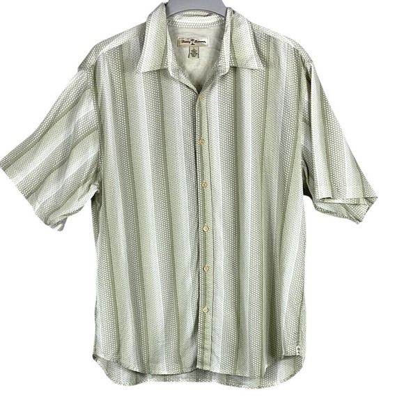 Tommy Bahama Other - Tommy Bahama Short Sleeve Button Up Shirt Mens Size Large Tropical Green